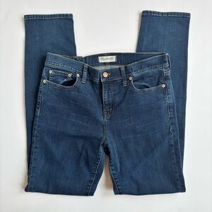 Madewell Alley Women's Straight Leg Jeans - Dark Blue, size 30